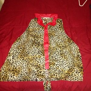 Minimi leopard print blouse 3XL